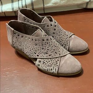 Perforated Ankle Booties